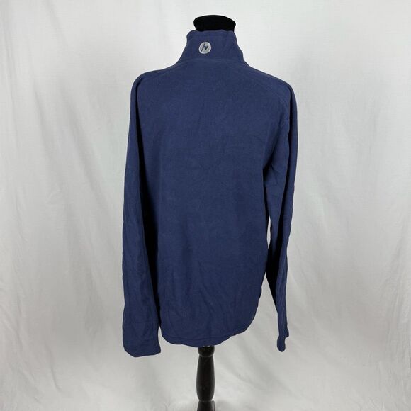 Marmot Polartec Navy Blue Half Zip - Men’s M - Picture 7 of 12
